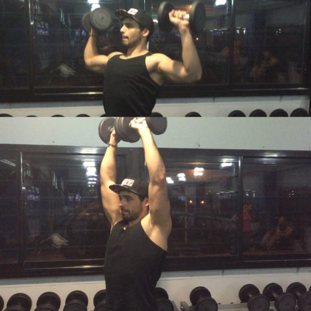 Développé militaire haltères Natty Fitness