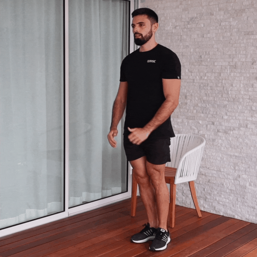 Fentes alternées exercice musculation jambes maison