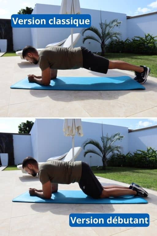Exercice Planche Gainage